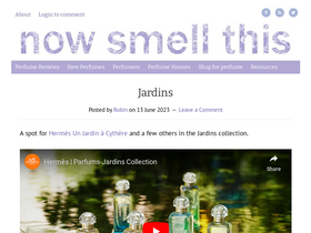 'nstperfume.com' screenshot