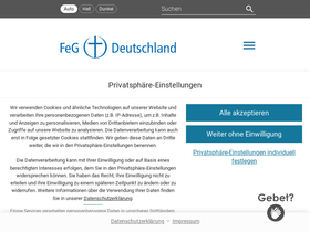 'feg.de' screenshot