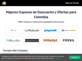 'cocupones.com' screenshot