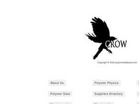 'polymerdatabase.com' screenshot