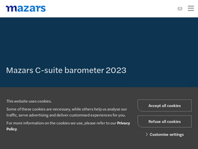 'mazars.co.uk' screenshot