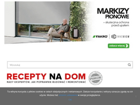 'receptynadom.pl' screenshot