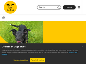 'dogstrust.org.uk' screenshot