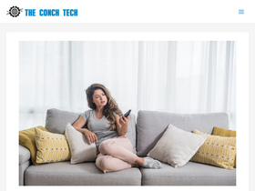 'theconchtech.com' screenshot
