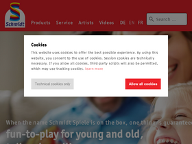 'schmidtspiele.de' screenshot