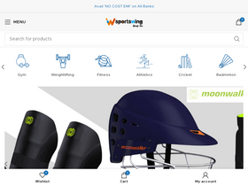 'sportswing.in' screenshot