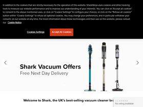'sharkclean.co.uk' screenshot