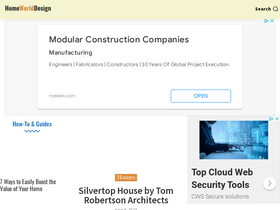 'homeworlddesign.com' screenshot