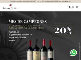 familiafalasco.com homepage screenshot