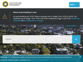 'resource.capetown.gov.za' screenshot