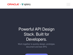 'apiary.io' screenshot
