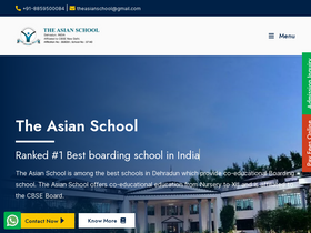 'theasianschool.net' screenshot