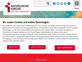 'bistum-muenster.de' screenshot