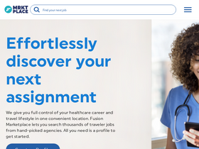 'fusionmarketplace.com' screenshot