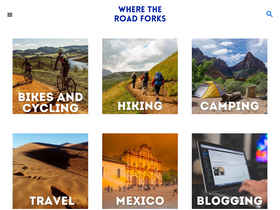 'wheretheroadforks.com' screenshot