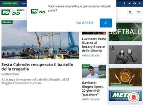 'rete55.it' screenshot