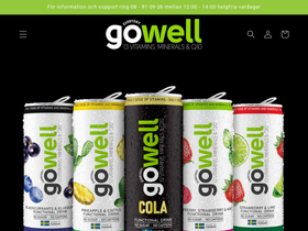 gowellshop.se homepage screenshot