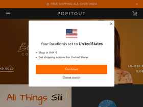 'popitout.in' screenshot