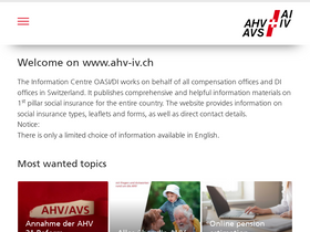 'ahv-iv.ch' screenshot