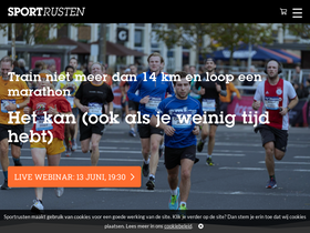 'sportrusten.nl' screenshot