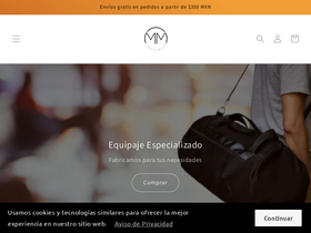 mmtravelware.com homepage screenshot