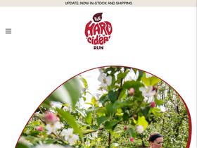 hardciderrun.com homepage screenshot