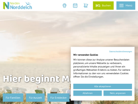 'norddeich.de' screenshot