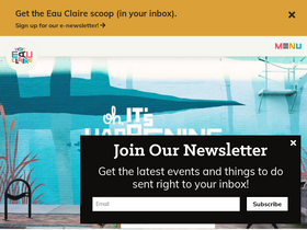 'visiteauclaire.com' screenshot