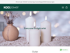 KooPower homepage screenshot