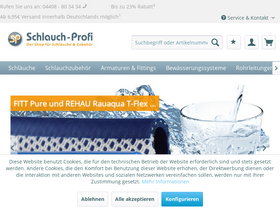 'schlauch-profi.de' screenshot