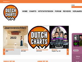 'dutchcharts.nl' screenshot