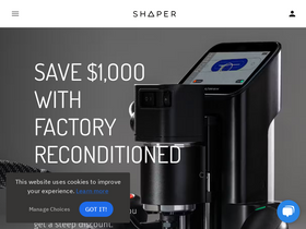 'shapertools.com' screenshot