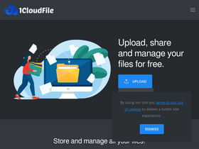 '1cloudfile.com' screenshot