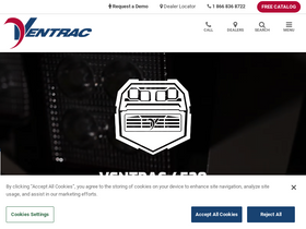 'ventrac.com' screenshot