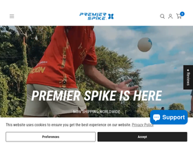 premierspike.com homepage screenshot