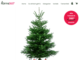 tanne360.de homepage screenshot