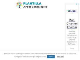 'plantillaarbolgenealogico.net' screenshot