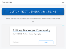 'exoticfonts.com' screenshot