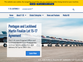'f35.com' screenshot
