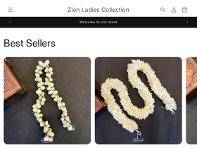 zionladiescollection.com homepage screenshot