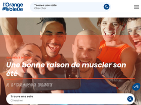 'lorangebleue.fr' screenshot
