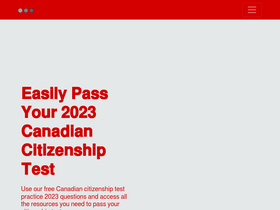 'canadiancitizenshiptests.ca' screenshot