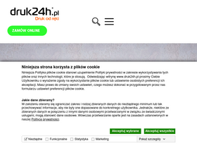 'druk24h.pl' screenshot