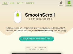 'smoothscroll.net' screenshot