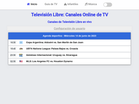 'canales.online' screenshot