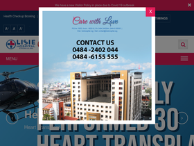 'lisiehospital.org' screenshot