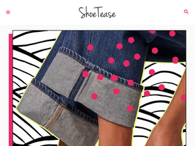 'shoe-tease.com' screenshot