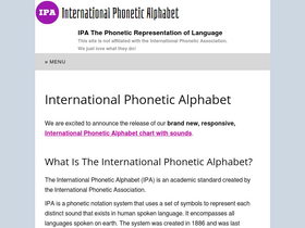 'internationalphoneticalphabet.org' screenshot