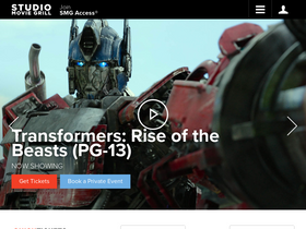 'studiomoviegrill.com' screenshot