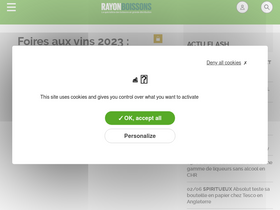 'rayon-boissons.com' screenshot